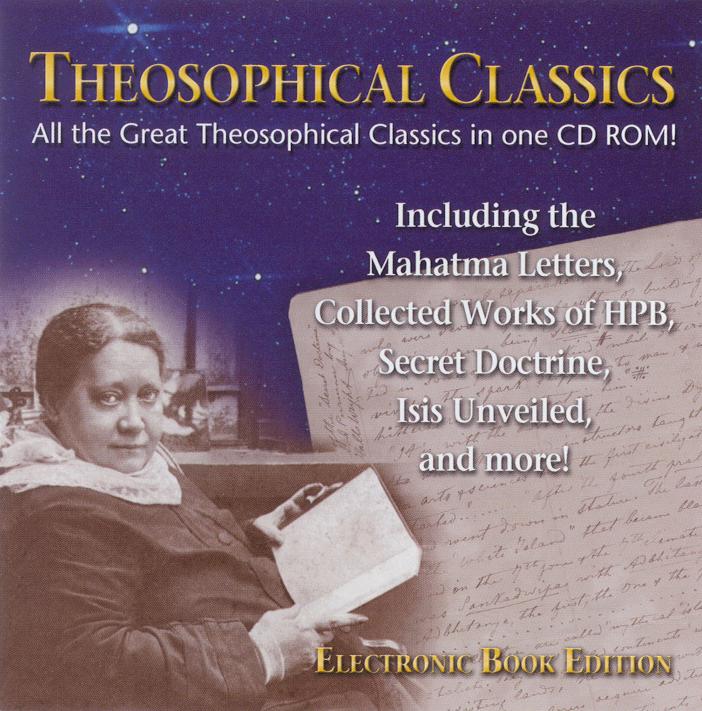Theosophical Classics -  CD ROM - Front Cover
